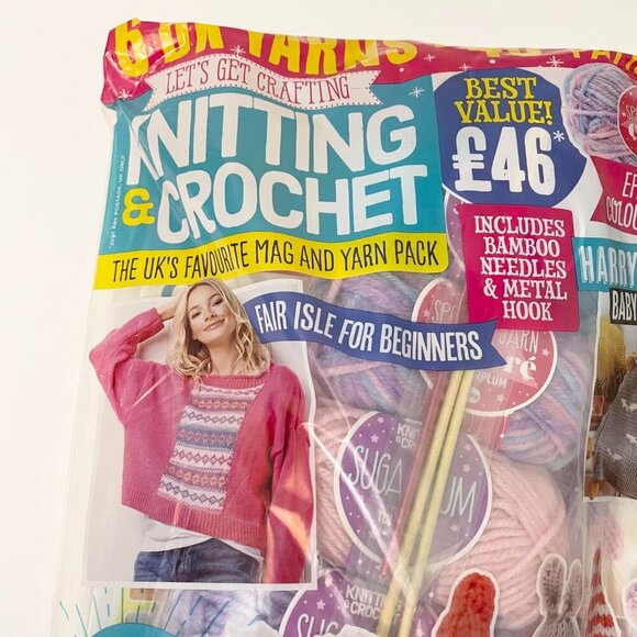 Lets Get Crafting Knitting and Crochet Magazine Yarn Pack - Picture 2 of 16